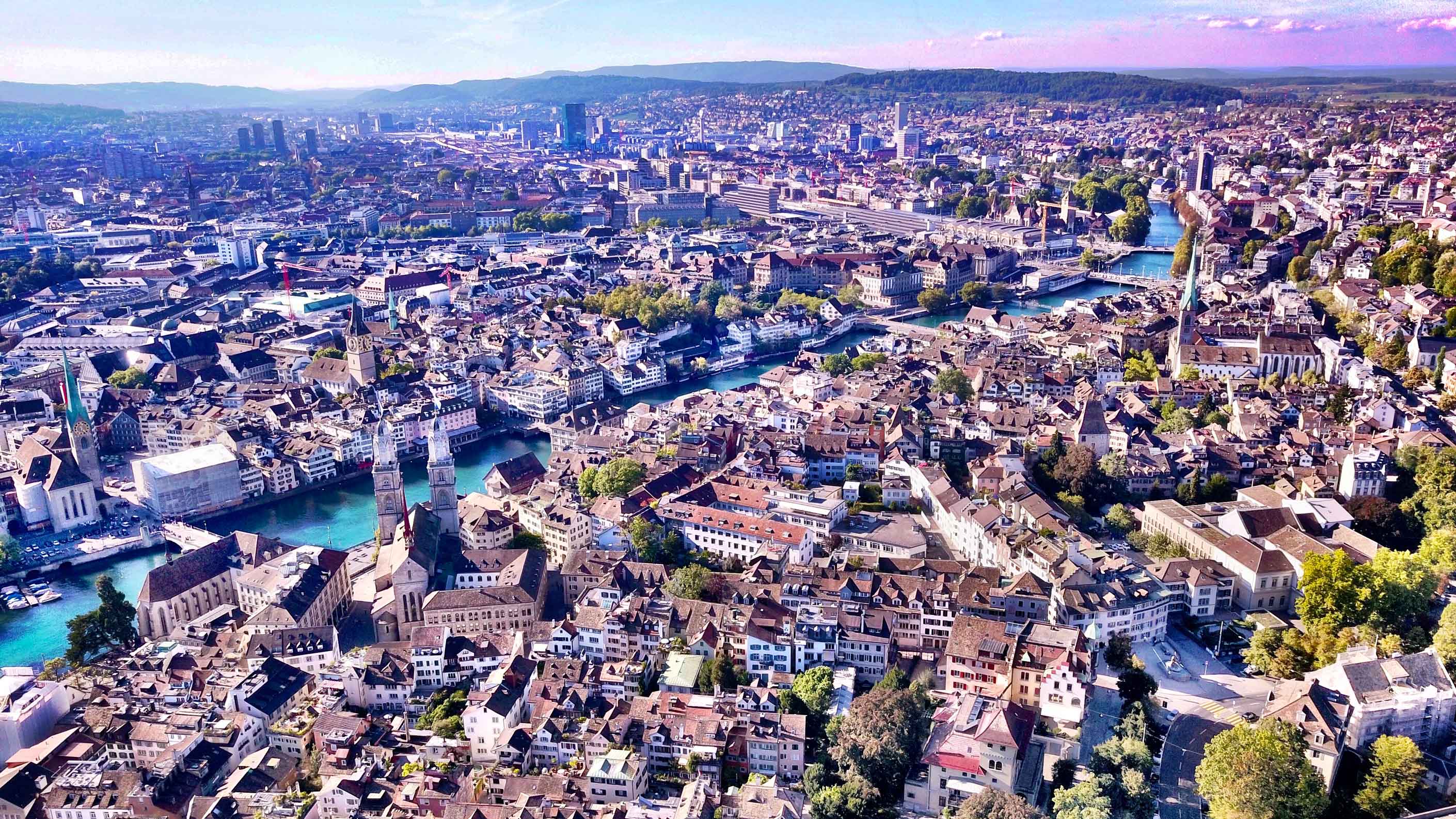 Zürich Dronenbild